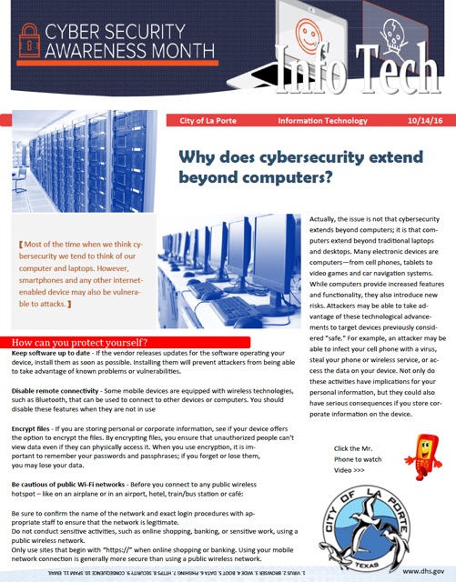 One of the first Newsletter published from 2016