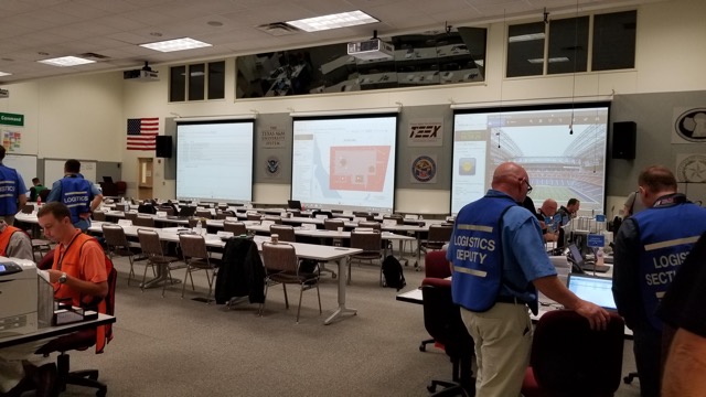 TEEX Training included Incident responce at Texans Stadium